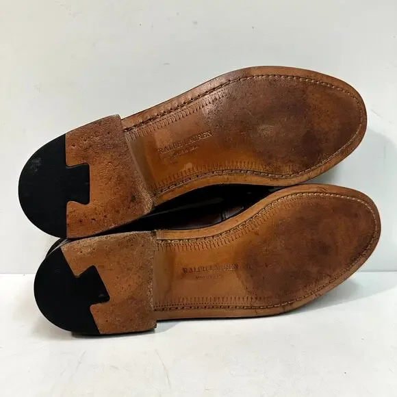 EXCELLENT Rancourt & Co. x Polo Ralph Lauren Buckle Loafer Made Maine USA 10.5 D - Picture 9 of 10